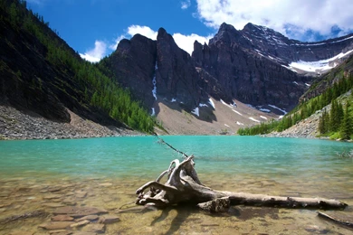 Mountain Nature Landscape Cloud Lake Tree Reflection River Rock Hd ...