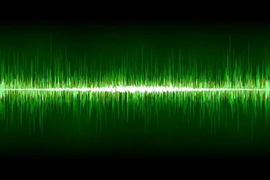 Sharp Cool Green Waveform EPS 8