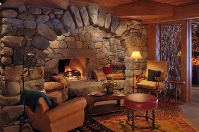 By The Fireplace   (