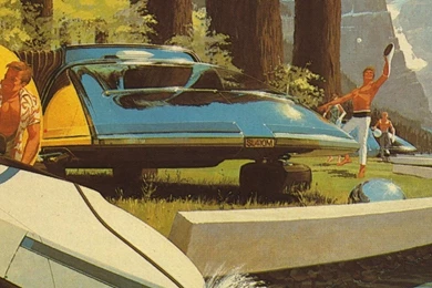 Futuristic Artwork Syd Mead Wallpapers