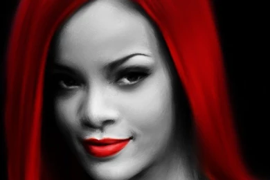Rihanna   Red Hair By Rozzik On DeviantArt
