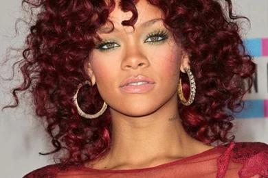 Gejegor Wallpapers: New Rihanna Red Hair Curly