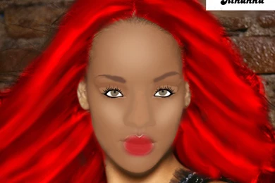 Rihanna Red Hair By Bh1999 On DeviantArt