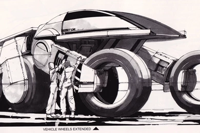 Art Blade Drawing Syd Mead