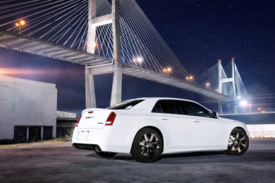 White Chrysler 300 SRT8 Wallpapers