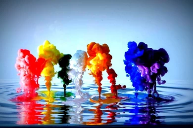 Wallpaperloves.com — 3D Abstract Color Paint Art Hd Wallpapers Image...