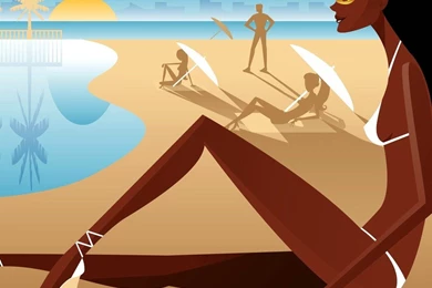 Art Design Of Mode   Art Illustration Of Young Woman3   Wallcoo.net