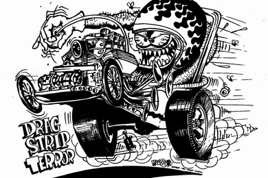 Hot Rod Rods Drag Racing Race Cartoon Humor Funny F Wallpapers ...