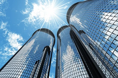 Sun In A Skyscrapers Mirror Wallpapers   Buildings Wallpapers ...