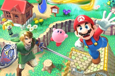 Link Mario Super Smash Bros Animal Crossing Wallpapers