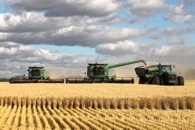 Harvest 2011  John Deere Combines   YouTube