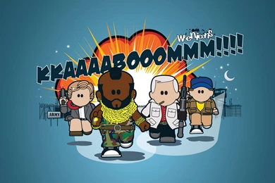 Desktop Wallpaper: "The A Team" (Weenicons)