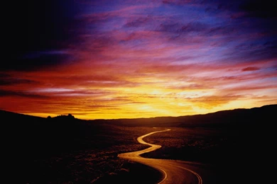 Sunset Road Wallpapers