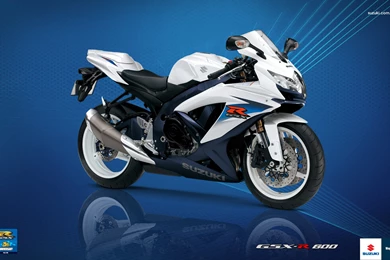 Suzuki, GSX R 600, K8, Suzuki, Gixer, White, Moto, Sportbike ...