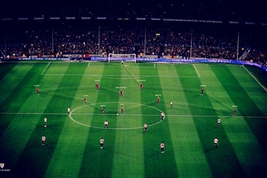 Soccer Field Stadium Barcelona Free Desktop Backgrounds And Wallpapers