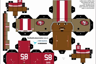 Vernon Davis 49ers Cubee By Etchings13 On DeviantArt