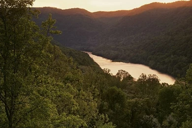 Photos: 49 Sunset Glow On The New River New River Gorge National ...