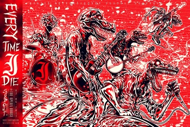 Screenprint: Every Time I Die By Milestsang On DeviantArt