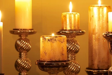 Download Wallpapers 3840x1200 Candles, Light, Fire, Candle Dual ...