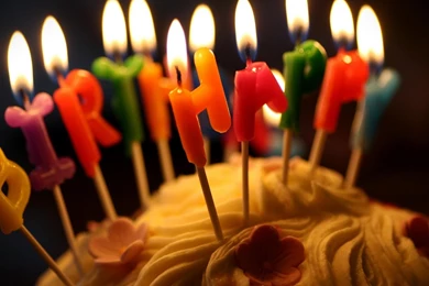 Number Birthday Candles   Wallpaper.