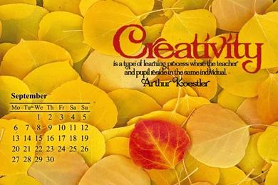 September 2010 Calendar Desktop Wallpapers 1