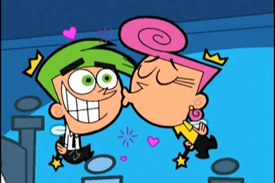 Image   WandaKissCosmo.jpg   Fairly Odd Parents Wiki   Wikia