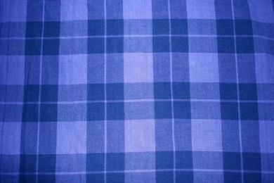 Indigo Blue Plaid Fabric Texture Picture