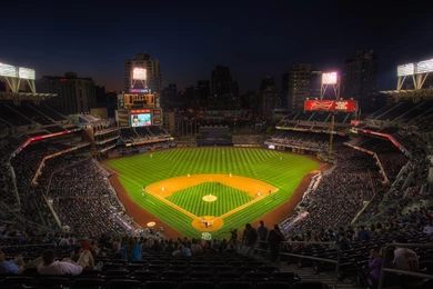 San Diego Padres Stadium Night San Diego Padres Petco Park ...
