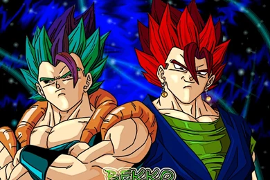 Wallpapers Ss Gogeta Vs Vegeto Nature Hybrid And Vegito Dragon ...