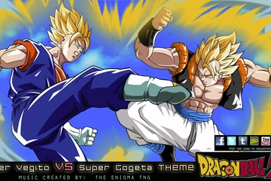 Dragon Ball Z   Super Vegito VS Super Gogeta Theme (The Enigma TNG ...