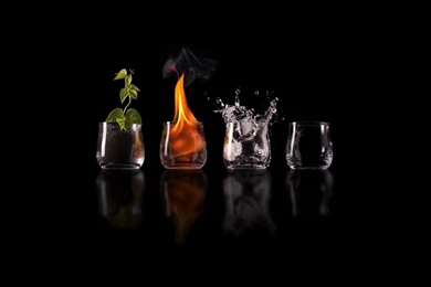 Download Wallpapers 3840x2400 Drinks, Glasses, Tastes, Fire, Mint ...