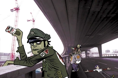 Download Plastic Beach Wallpapers 1024x768