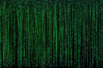 Green Digital Matrix Abstract Backgrounds