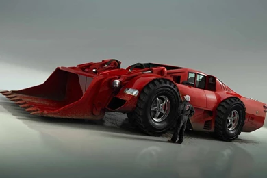 Amazing Red Big Car Latest Hd Wallpapers