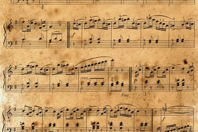 High Res Music Sheet Wallpapers