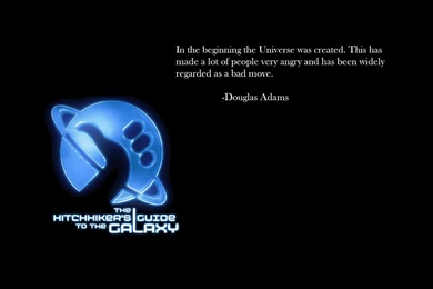 Douglas Adams The Hitchhikers Guide To The Galaxy Wallpapers ...