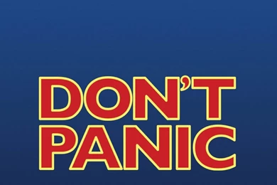 The Hitchhikers Guide To Galaxy Dont Panic Hd Wallpapers (
