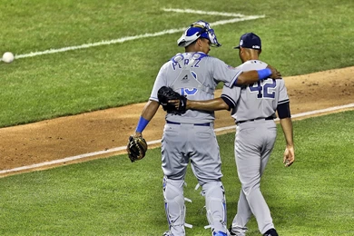 Mariano Rivera And Salvador Perez Wallpapers For iPhone 4