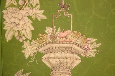 Gracie Handpainted Chinese Wallpapers Screen
