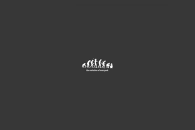 Minimalistic Geek Evolution Wallpapers