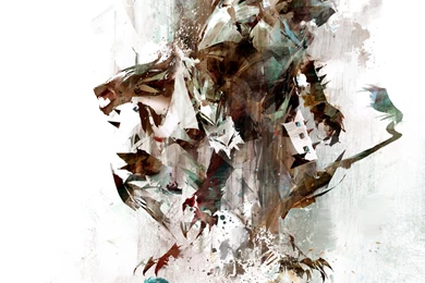 Download Wallpapers 2048x2048 Guild Wars 2, Beast, Graphics, Name ...