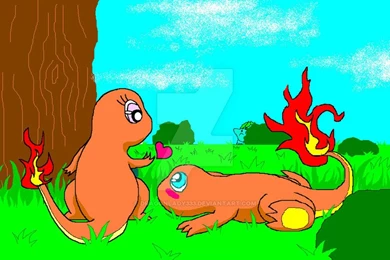 Charmander Love ::revised:: By Dragonlady333 On DeviantArt