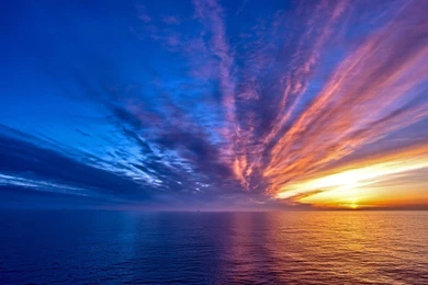 Sea Sunset Sky Wallpaper,Sea HD Wallpaper,Sunset HD Wallpaper,Sky ...