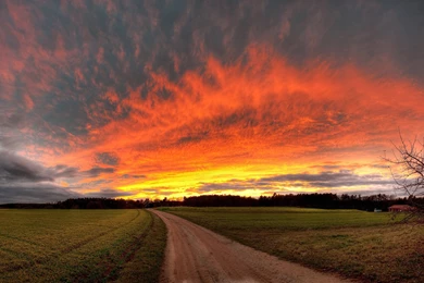 Beautiful, Wallpaper, Sunset, Sky (