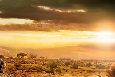 Download Wallpapers 3840x1200 Far Cry, River, Sunset, Sky, Plain ...