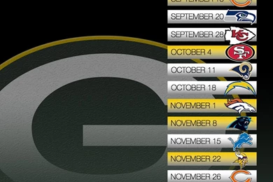 Green Bay Packers Wallpapers Schedule 2015