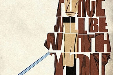 Wallpapers Iphone 6 Letters Obi Wan Kenobi 4 7 Inches   750 X 1334 ...