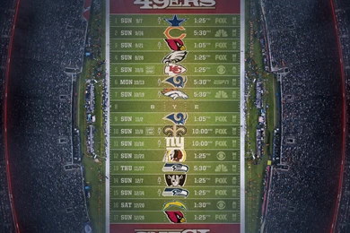 Ladies And Gents, The 2014 Team Season Schedules Designed For ...