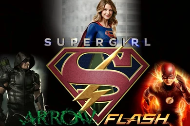 DeviantArt: More Like Supergirl Flash Green Arrow Wallpapers By ...