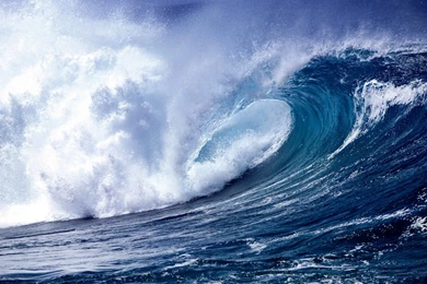 1366x768 Ocean Waves Wallpapers
